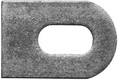 Metalllasche Fußplatte,  031 M20 (90x60x8 mm)