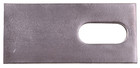 Fußplatte, Eisenplatte (110x50x8 mm) (40x17mm)