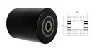 Kunststoff-Rollen für Palettenwagen D.50 mm D:10mm